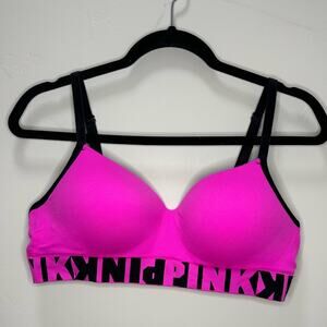 Pink Lightly Lined Bralette in size Large